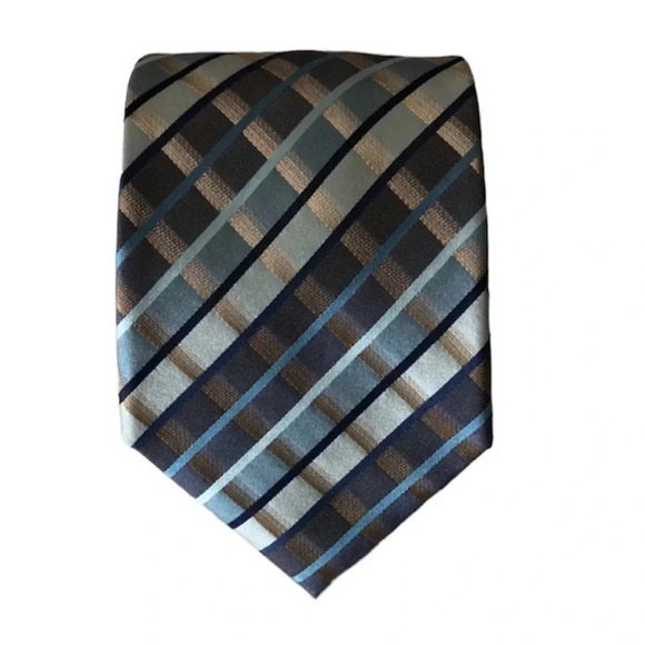 Men’s Van Heusen Formal Casual Handmade Silk Neck Tie - Picture 3 of 6